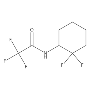 N-(2,2-Difluorocyclohexyl)-2,2,2-trifluoroacetamide Structure