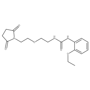 1-(2-(2-(2,5-Dioxopyrrolidin-1-yl)ethoxy)ethyl)-3-(2-ethoxyphenyl)urea Structure