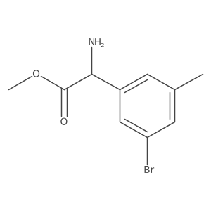 Methyl 2-amino-2-(3-bromo-5-methylphenyl)acetate Structure
