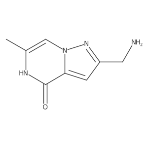 2-(Aminomethyl)-6-methylpyrazolo[1,5-a]pyrazin-4-ol Structure