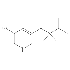 5-(2,2,3-Trimethylbutyl)-1,2,3,6-tetrahydropyridin-3-ol结构式