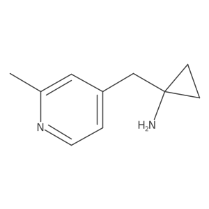 1-[(2-Methylpyridin-4-yl)methyl]cyclopropan-1-amine Structure