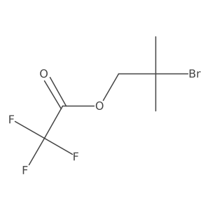 2-Bromo-2-methylpropyl 2,2,2-trifluoroacetate结构式