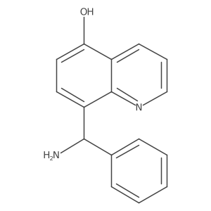 8-[Amino(phenyl)methyl]quinolin-5-ol Structure