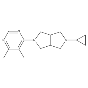 2-Cyclopropyl-5-(5,6-dimethylpyrimidin-4-yl)octahydropyrrolo[3,4-c]pyrrole Structure