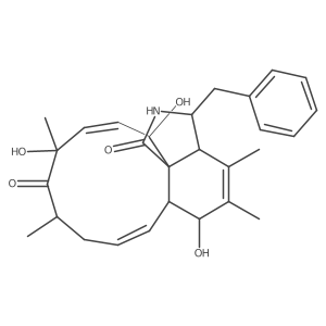 (3S,3aR,6S,6aR,7E,10S,12R,13E,15R,15aR)-3,3a,6,6a,9,10,12,15-Octahydro-6,12,15-trihydroxy-4,5,10,12-tetramethyl-3-(phenylmethyl)-1H-cycloundec[d]isoindole-1,11(2H)-dione Structure