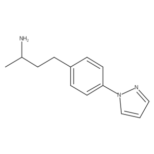 (2R)-4-[4-(1H-pyrazol-1-yl)phenyl]butan-2-amine Structure