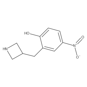 2-[(Azetidin-3-yl)methyl]-4-nitrophenol Structure