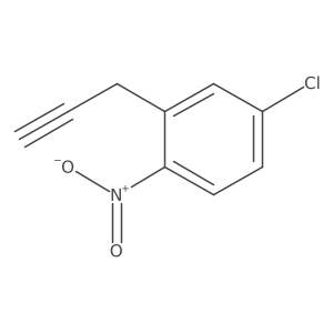 4-Chloro-1-nitro-2-(prop-2-yn-1-yl)benzene Structure