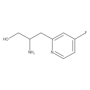 2-Amino-3-(4-fluoropyridin-2-yl)propan-1-ol Structure