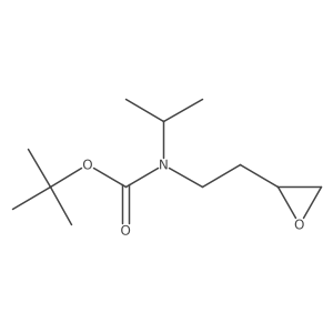 tert-butyl N-[2-(oxiran-2-yl)ethyl]-N-(propan-2-yl)carbamate Structure