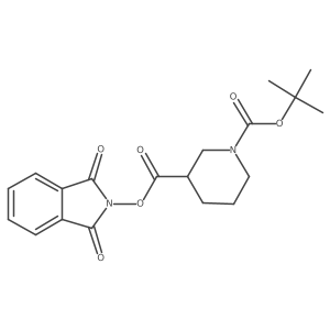 1-(Tert-butyl) 3-(1,3-dioxoisoindolin-2-yl) piperidine-1,3-dicarboxylate Structure