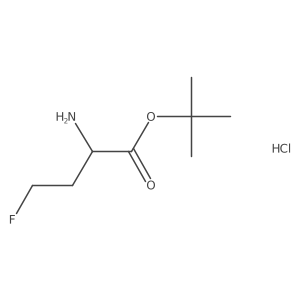 Tert-butyl 2-amino-4-fluorobutanoate;hydrochloride结构式