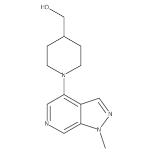 (1-{1-methyl-1H-pyrazolo[3,4-c]pyridin-4-yl}piperidin-4-yl)methanol Structure
