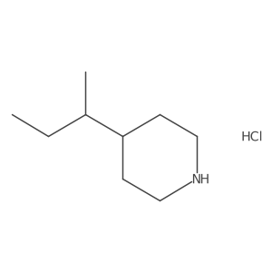 4-(sec-Butyl)piperidine hydrochloride结构式