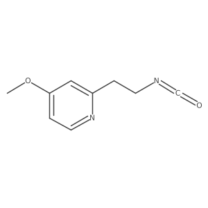 2-(2-Isocyanatoethyl)-4-methoxypyridine Structure