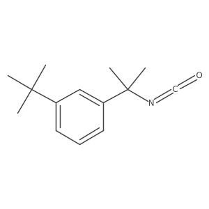 1-Tert-butyl-3-(2-isocyanatopropan-2-yl)benzene Structure