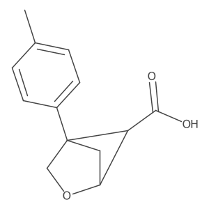 rac-(1R,4S,5S)-4-(4-methylphenyl)-2-oxabicyclo[2.1.1]hexane-5-carboxylic acid Structure