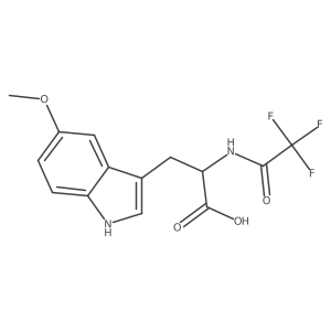 3-(5-methoxy-1H-indol-3-yl)-2-[(2,2,2-trifluoroacetyl)amino]propanoic acid Structure