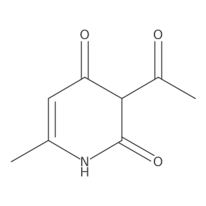 3-Acetyl-6-methylpyridine-2,4(1H,3H)-dione结构式