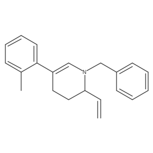 (R)-1-Benzyl-5-(o-tolyl)-2-vinyl-1,2,3,4-tetrahydropyridine结构式