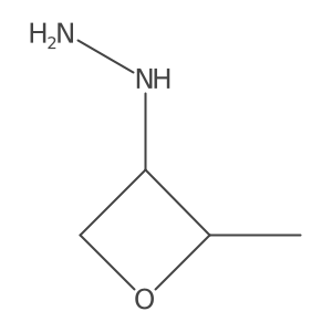 (2-Methyloxetan-3-yl)hydrazine Structure