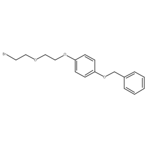 1-(Benzyloxy)-4-[2-(2-bromoethoxy)ethoxy]benzene结构式