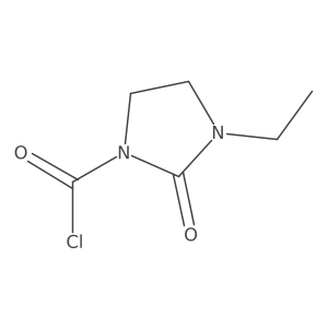 3-Ethyl-2-oxoimidazolidine-1-carbonyl chloride结构式