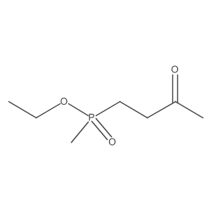Ethyl methyl(3-oxobutyl)phosphinate结构式