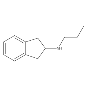 N-propyl-2,3-dihydro-1H-inden-2-amine Structure