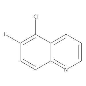 5-Chloro-6-iodoquinoline结构式