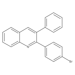 2-(4-Bromophenyl)-3-phenylquinoline Structure