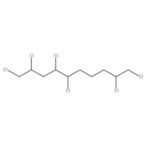 1,2,4,5,9,10-Hexachlorodecane结构式