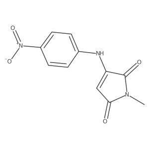 1-methyl-3-((4-nitrophenyl)amino)-1H-pyrrole-2,5-dione Structure