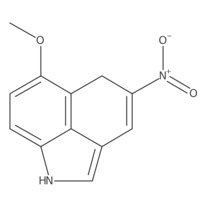 6-Methoxy-4-nitro-1,5-dihydrobenzo[cd]indole Structure