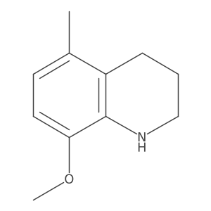 8-Methoxy-5-methyl-1,2,3,4-tetrahydroquinoline Structure