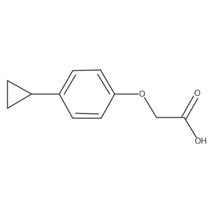 (4-Cyclopropyl-phenoxy)-acetic acid Structure