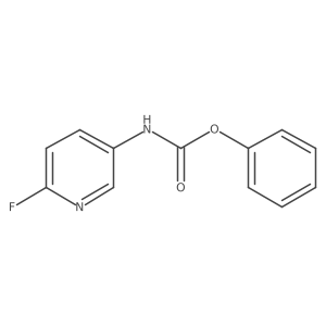 Phenyl 6-fluoropyridin-3-ylcarbamate结构式