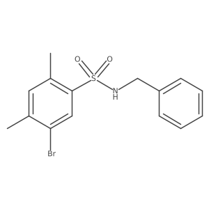 N-benzyl-5-bromo-2,4-dimethylbenzenesulfonamide Structure