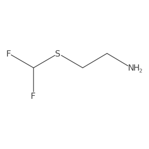 2-[(Difluoromethyl)sulfanyl]ethan-1-amine Structure