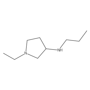 3-Pyrrolidinamine, 1-ethyl-N-propyl- Structure