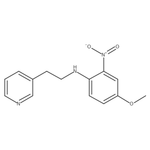 N-(4-Methoxy-2-nitrophenyl)-3-pyridineethanamine Structure