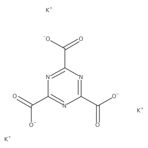 Potassium1,3,5-triazine-2,4,6-tricarboxylate Structure