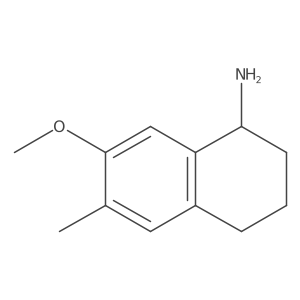 (R)-7-Methoxy-6-methyl-1,2,3,4-tetrahydronaphthalen-1-amine Structure