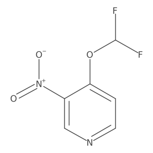 4-Difluoromethoxy-3-nitropyridine Structure