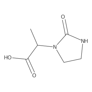 2-(2-Oxoimidazolidin-1-yl)propanoic acid Structure