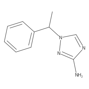 1-(1-Phenylethyl)-1H-1,2,4-triazol-3-amine Structure