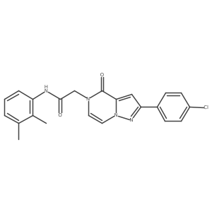 2-[2-(4-chlorophenyl)-4-oxopyrazolo[1,5-a]pyrazin-5(4H)-yl]-N-(2,3-dimethylphenyl)acetamide Structure