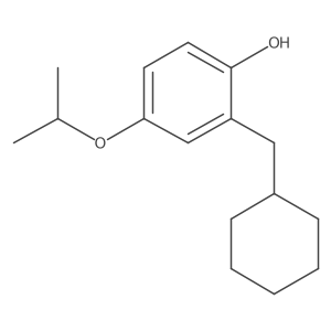 2-(Cyclohexylmethyl)-4-isopropoxyphenol Structure