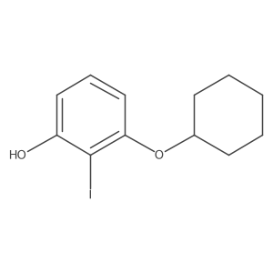 3-(Cyclohexyloxy)-2-iodophenol Structure
